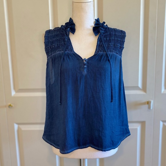 Free People Ruffle Me Up Sleeveless Top | Medium - Picture 3 of 11